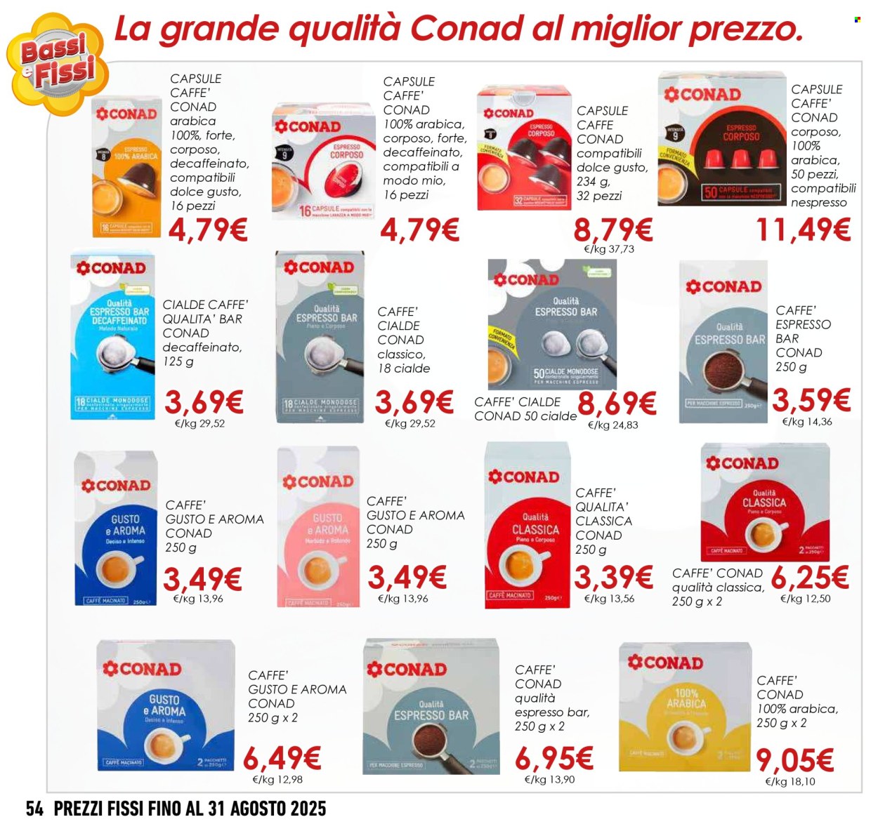 Volantino Conad - 1.5.2025 - 31.8.2025. Pagina 54