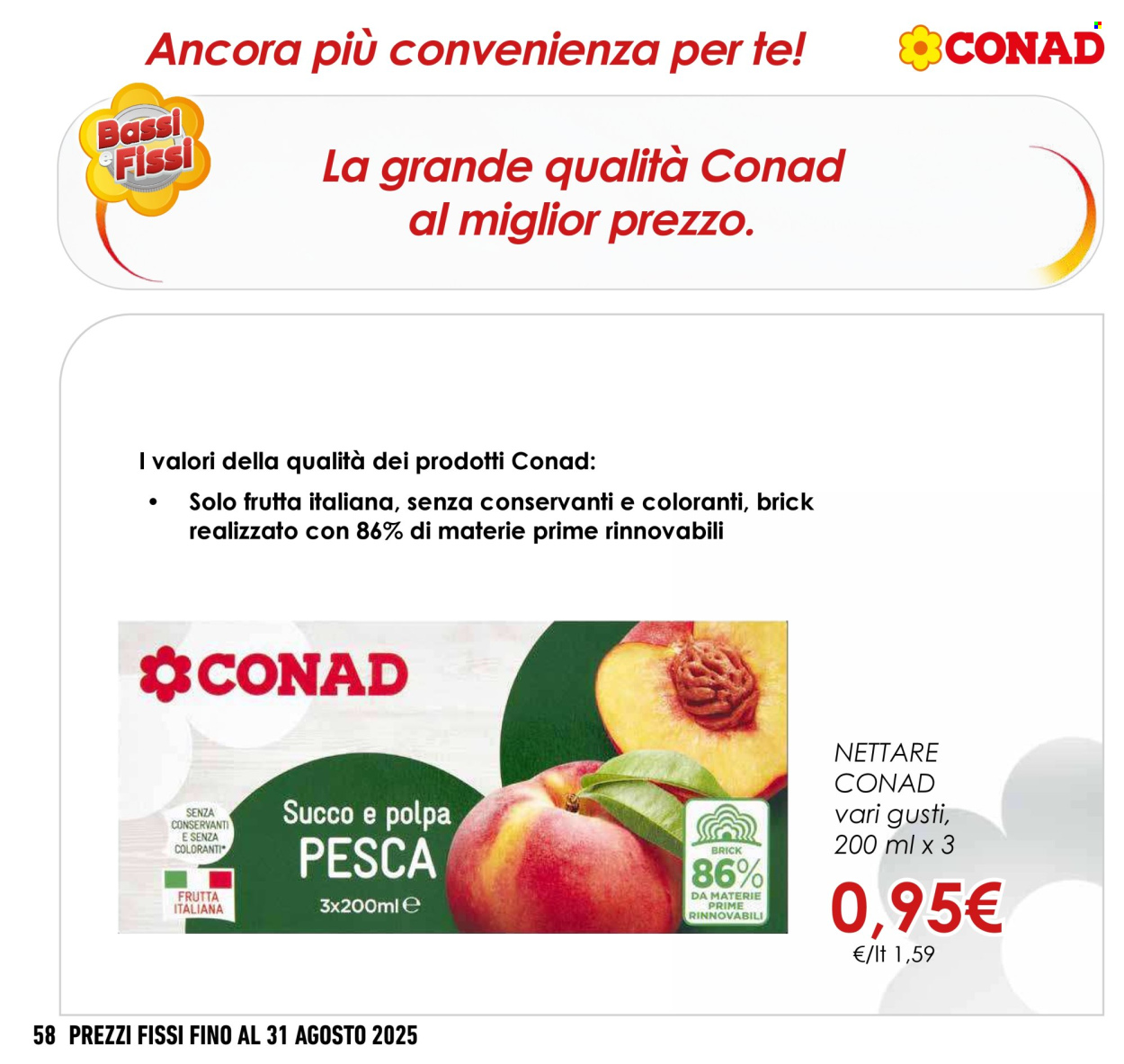 Volantino Conad - 1.5.2025 - 31.8.2025. Pagina 58