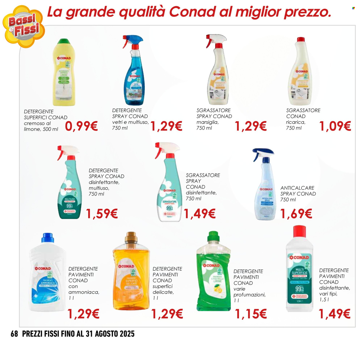 Volantino Conad - 1.5.2025 - 31.8.2025. Pagina 68