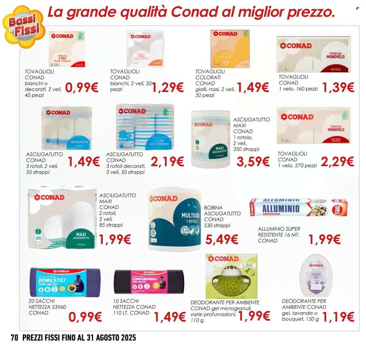 Volantino Conad - 1.5.2025 - 31.8.2025. Pagina 70