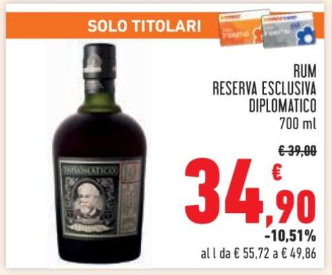 Rum Reserva Exclusiva Diplomatico