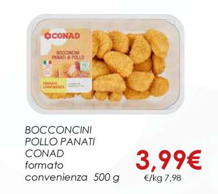 BOCCONCINI POLLO PANATI CONAD
