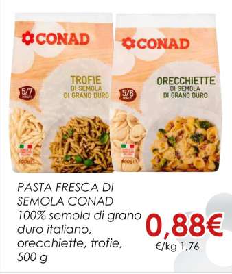 PASTA FRESCA DI SEMOLA CONAD