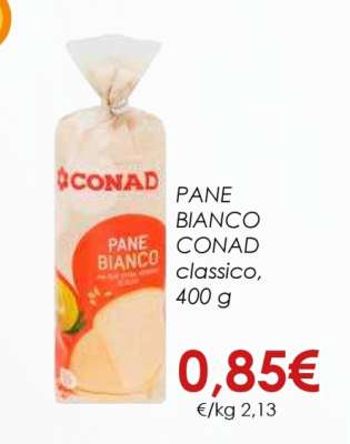 PANE BIANCO CONAD