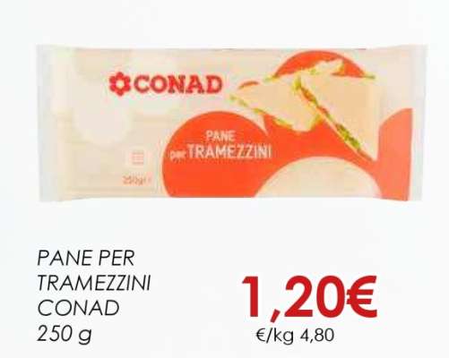 Pane per Tramezzini Conad