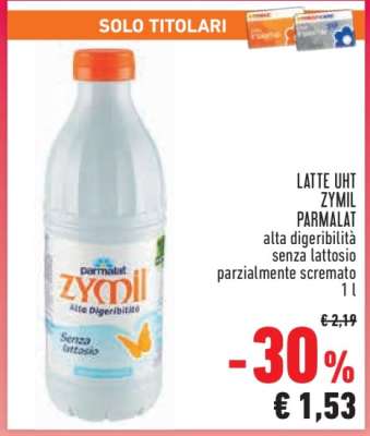 LATTE UHT ZYMIL PARMALAT