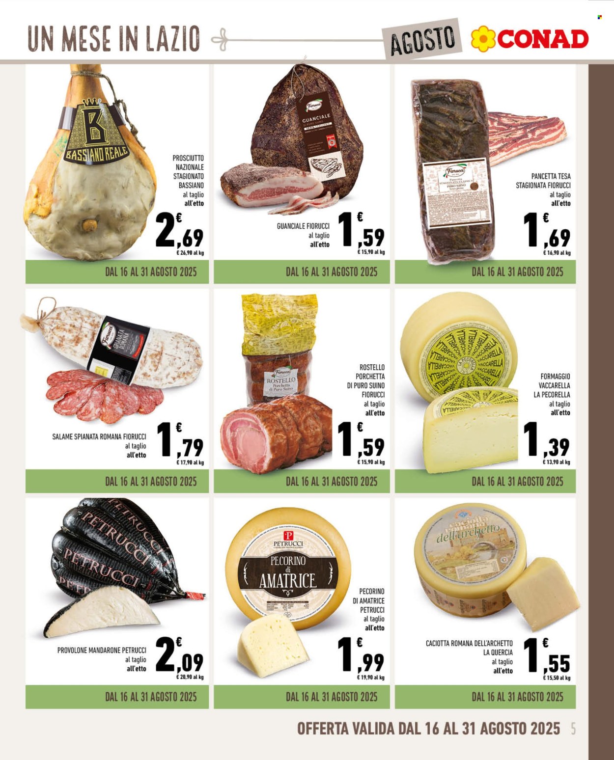 Volantino Conad - 30.7.2025 - 31.8.2025. Pagina 5