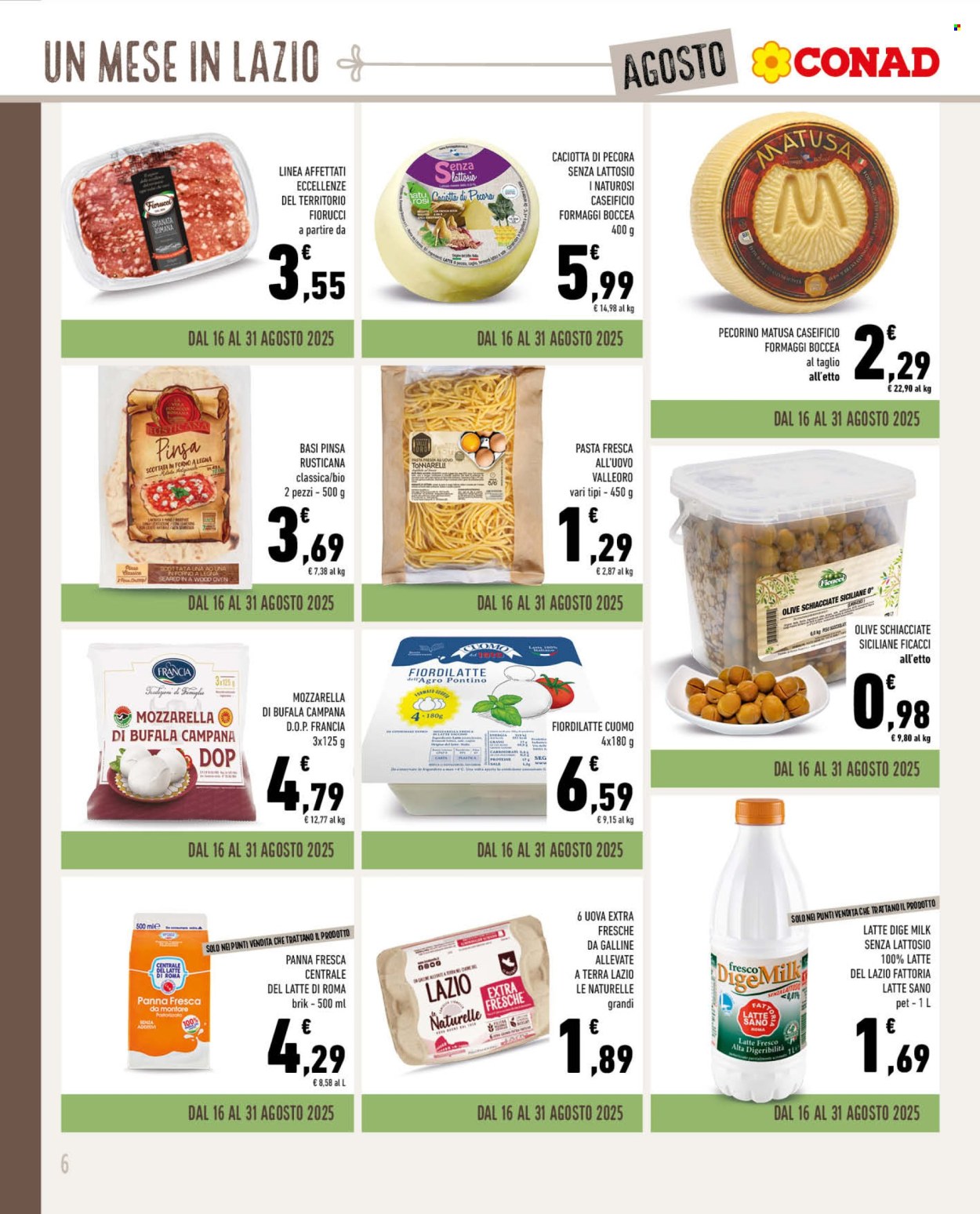 Volantino Conad - 30.7.2025 - 31.8.2025. Pagina 6