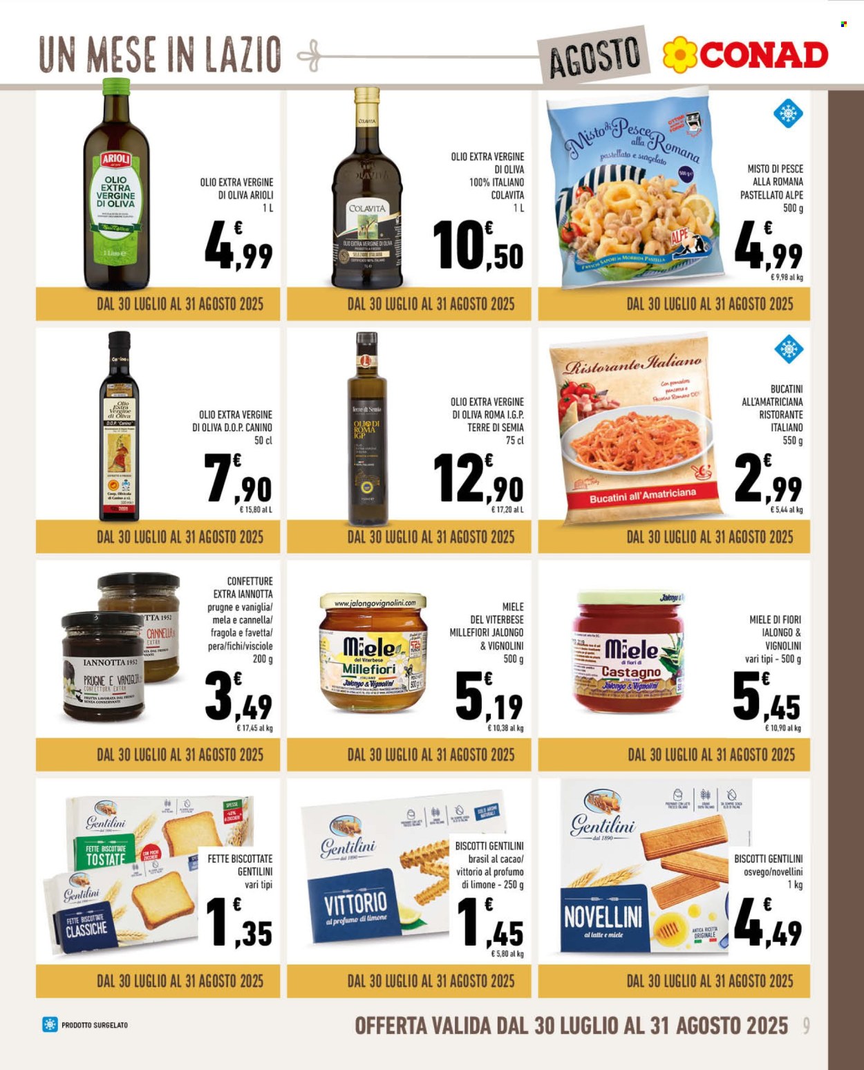 Volantino Conad - 30.7.2025 - 31.8.2025. Pagina 9