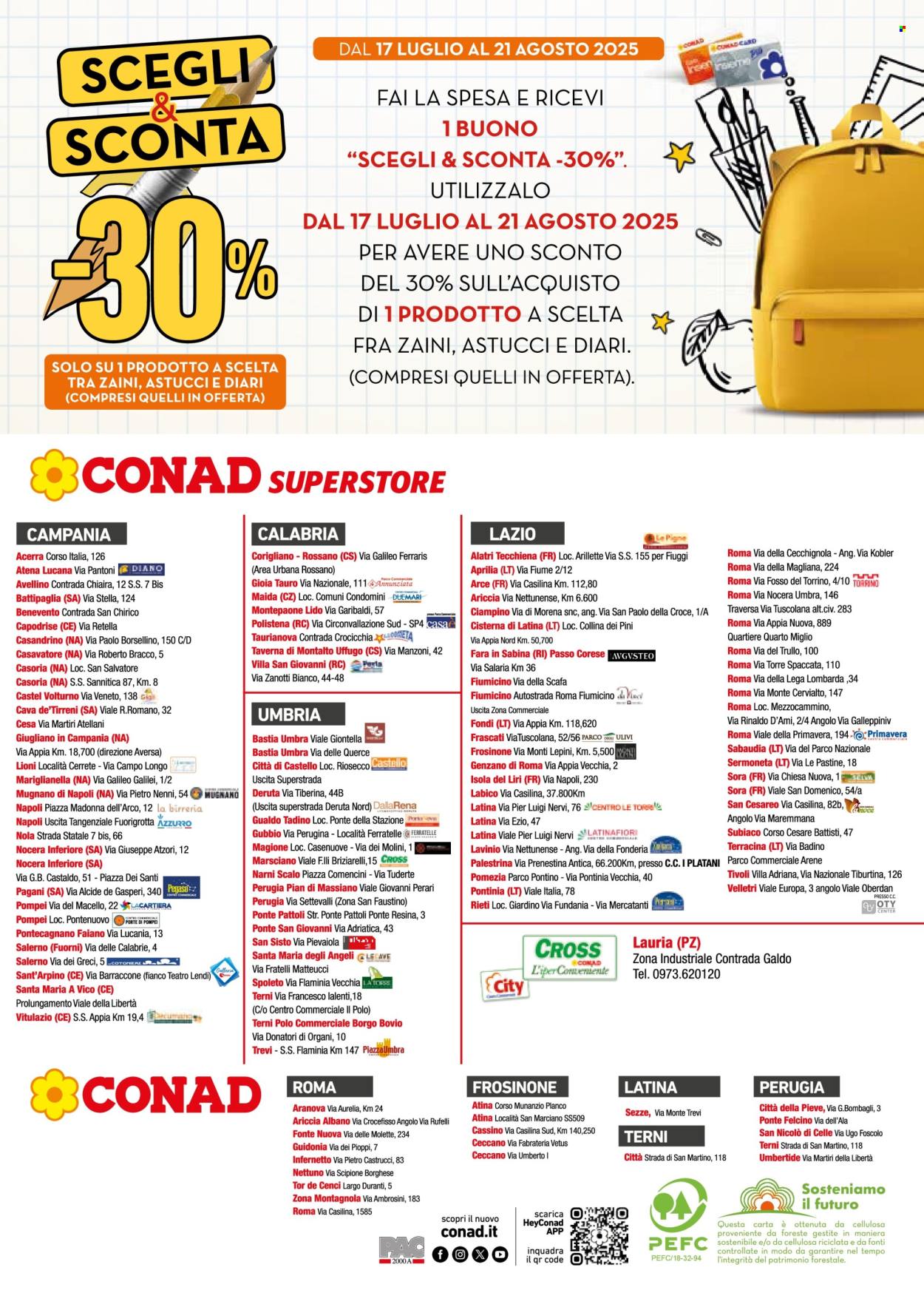 Volantino Conad - 17.7.2025 - 30.9.2025. Pagina 12