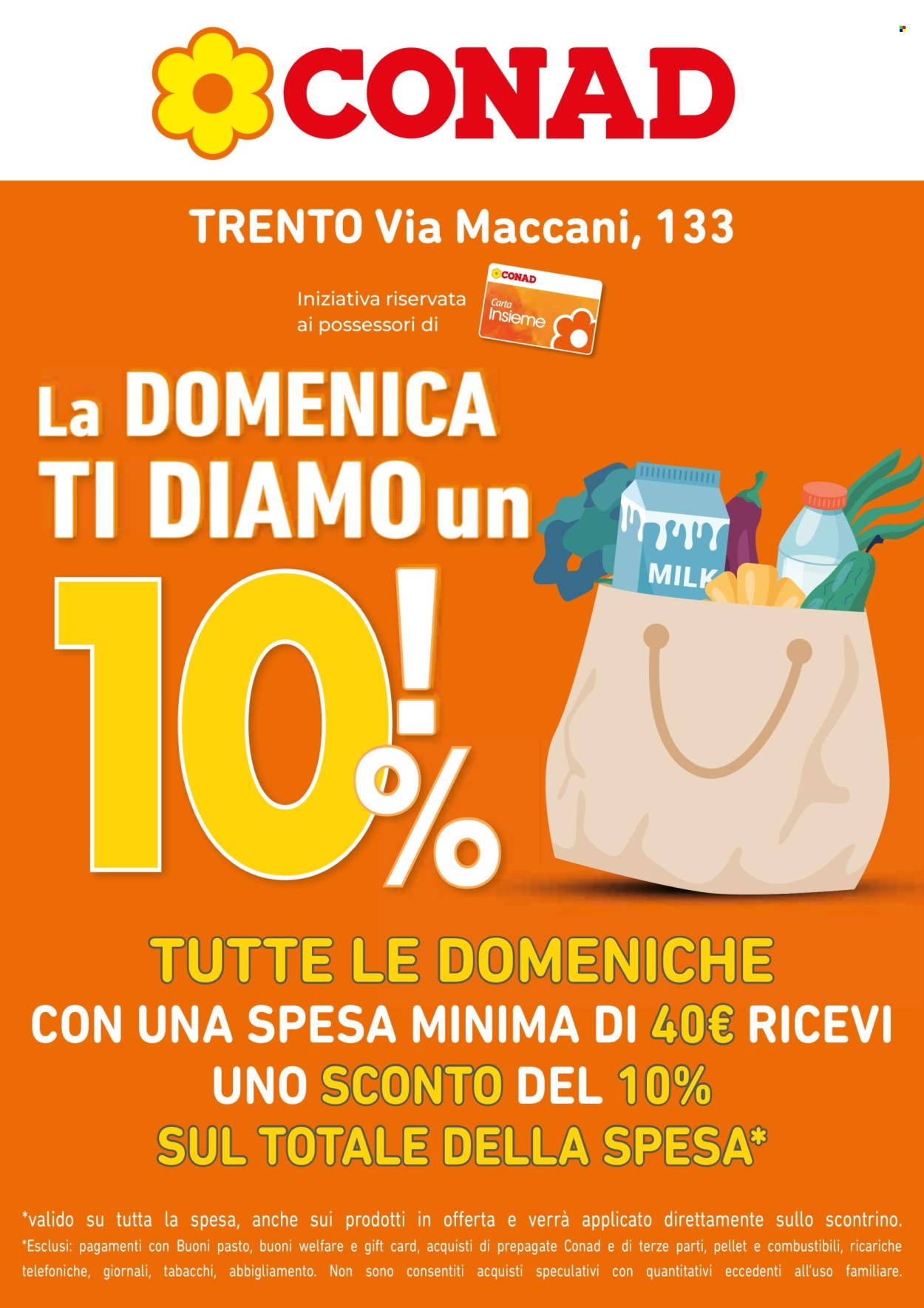 Volantino Conad - 2.7.2025 - 31.8.2025. Pagina 1