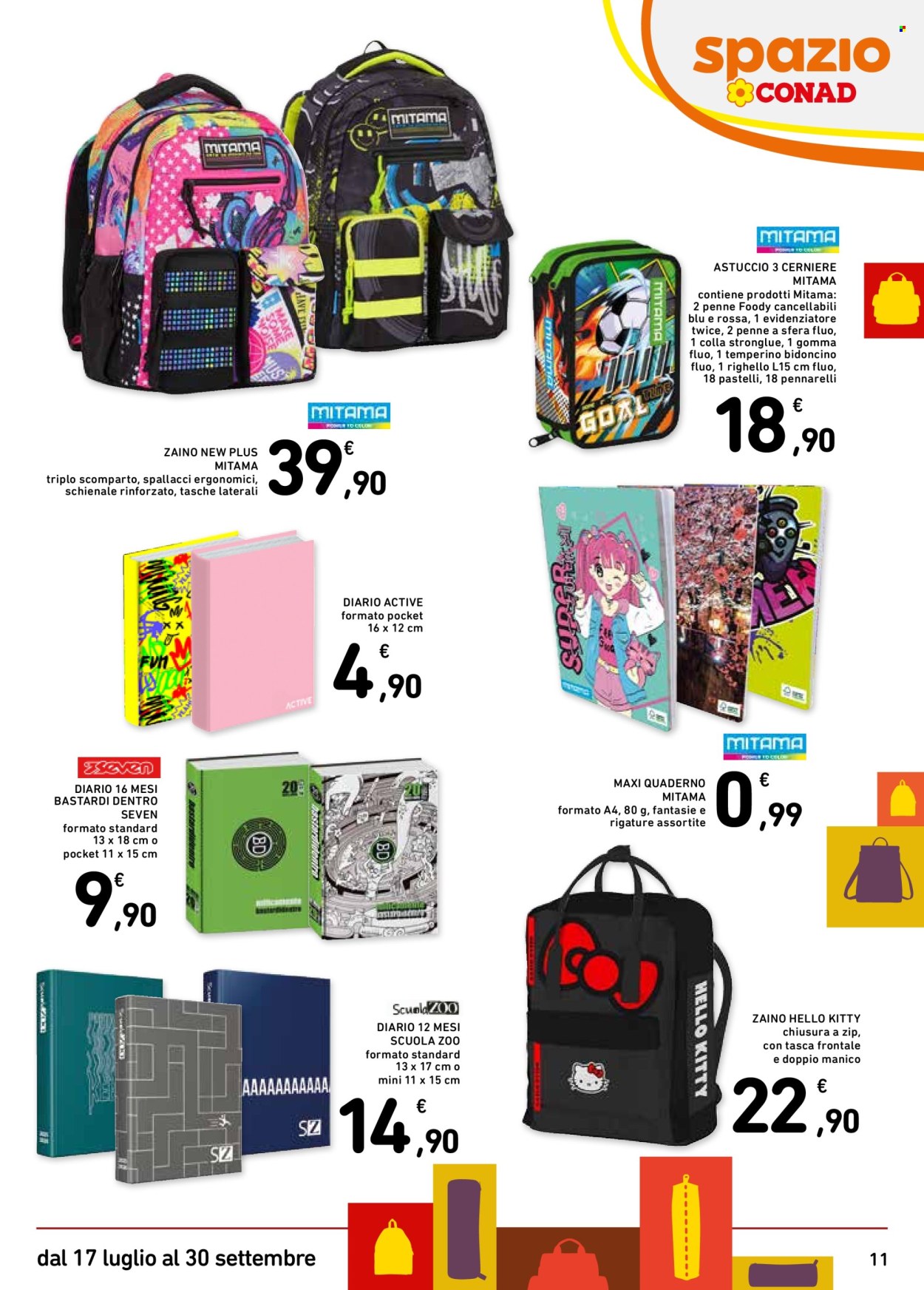Volantino Spazio Conad - 17.7.2025 - 30.9.2025. Pagina 11
