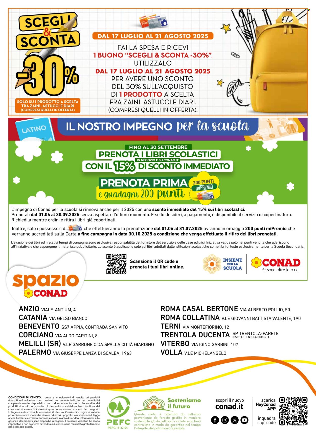 Volantino Spazio Conad - 17.7.2025 - 30.9.2025. Pagina 12
