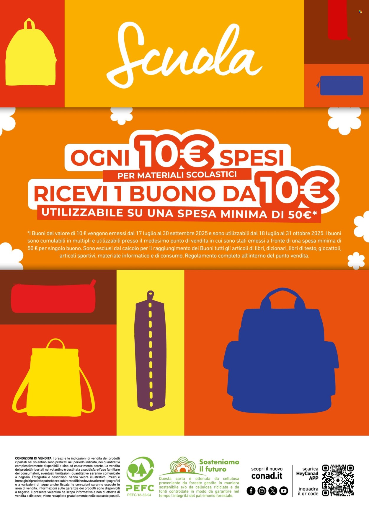 Volantino Spesa Facile Conad - 17.7.2025 - 30.9.2025. Pagina 4