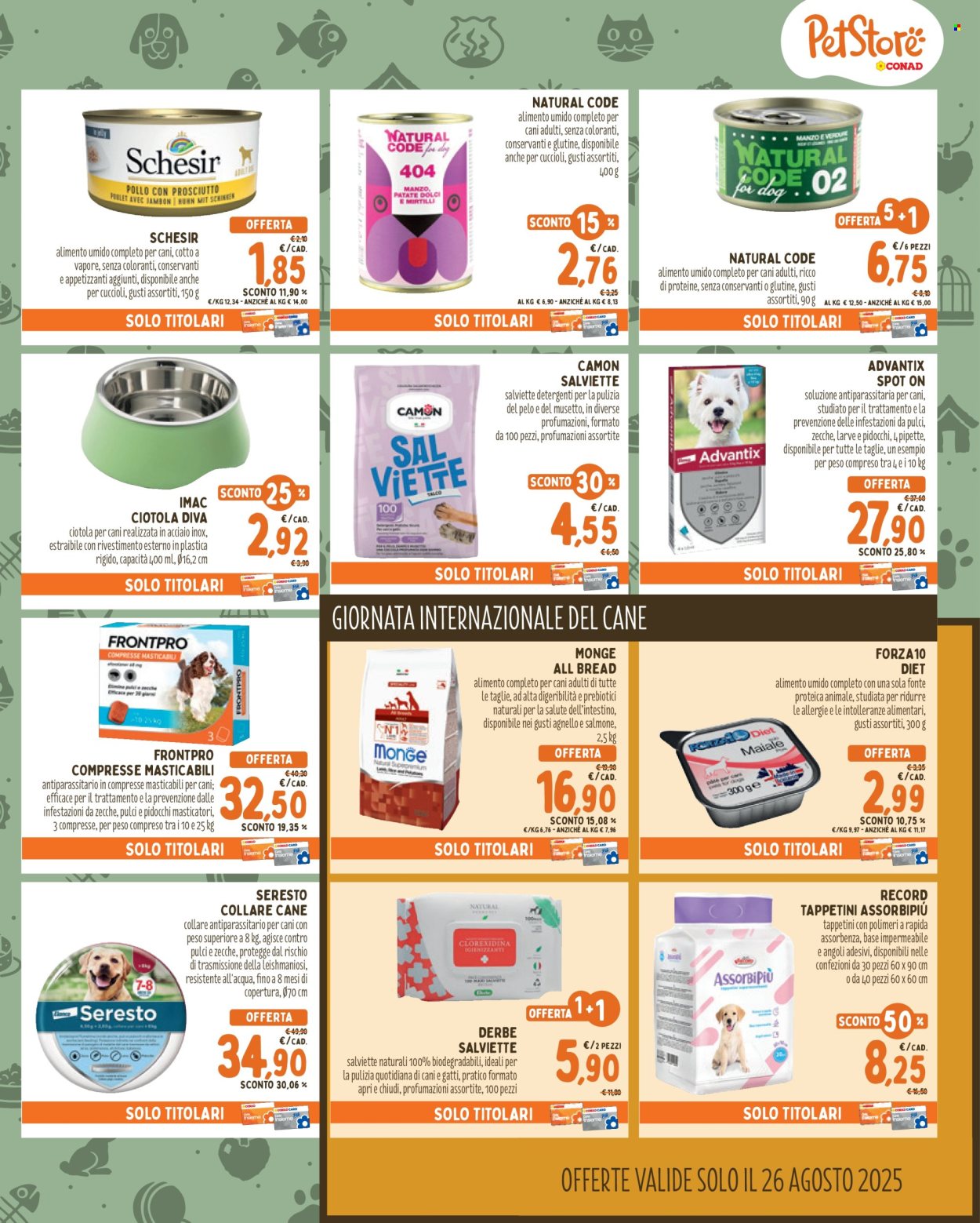 Volantino Pet Store Conad - 31.7.2025 - 10.9.2025. Pagina 3