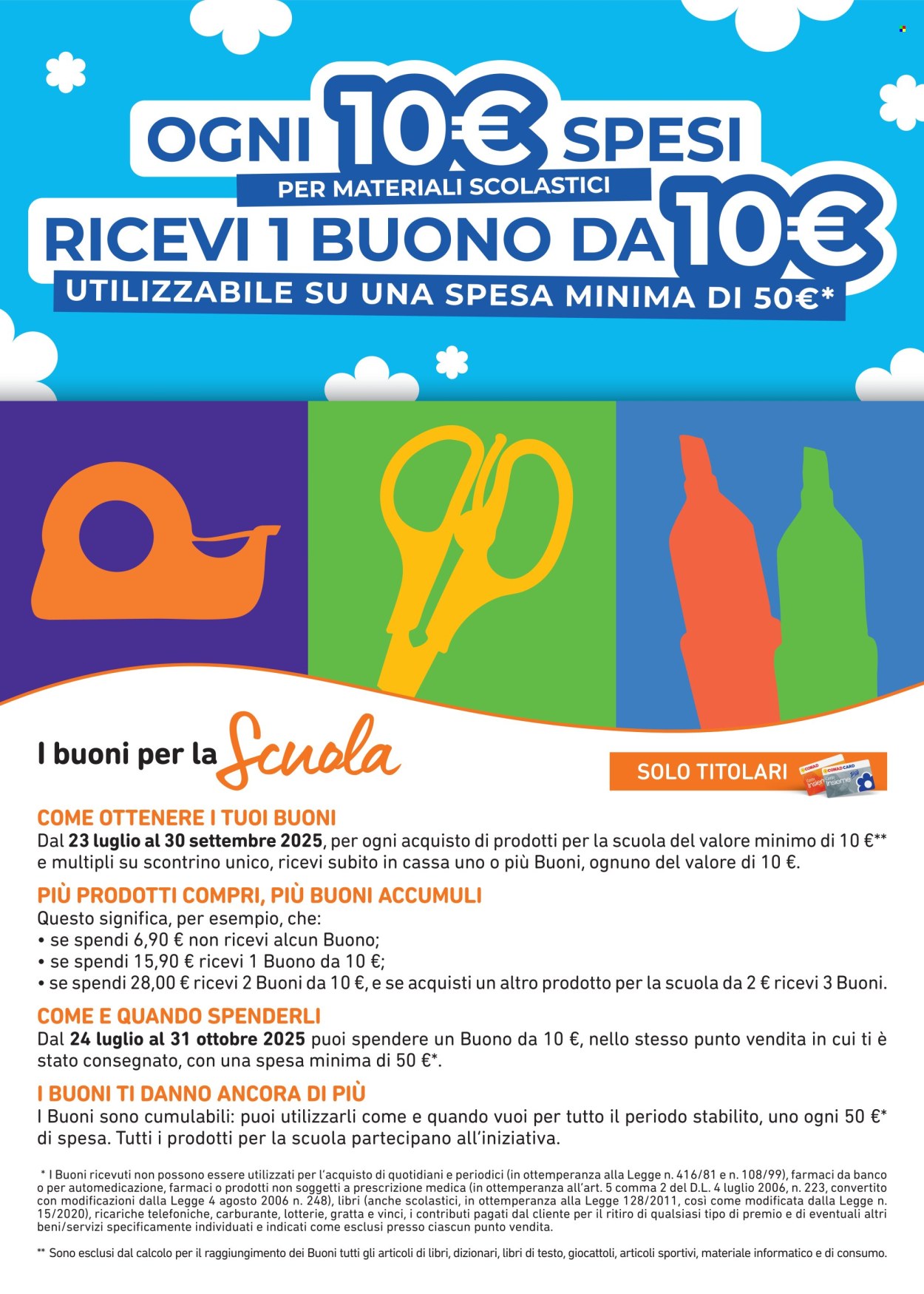 Volantino Conad Superstore - 23.7.2025 - 30.9.2025. Pagina 2
