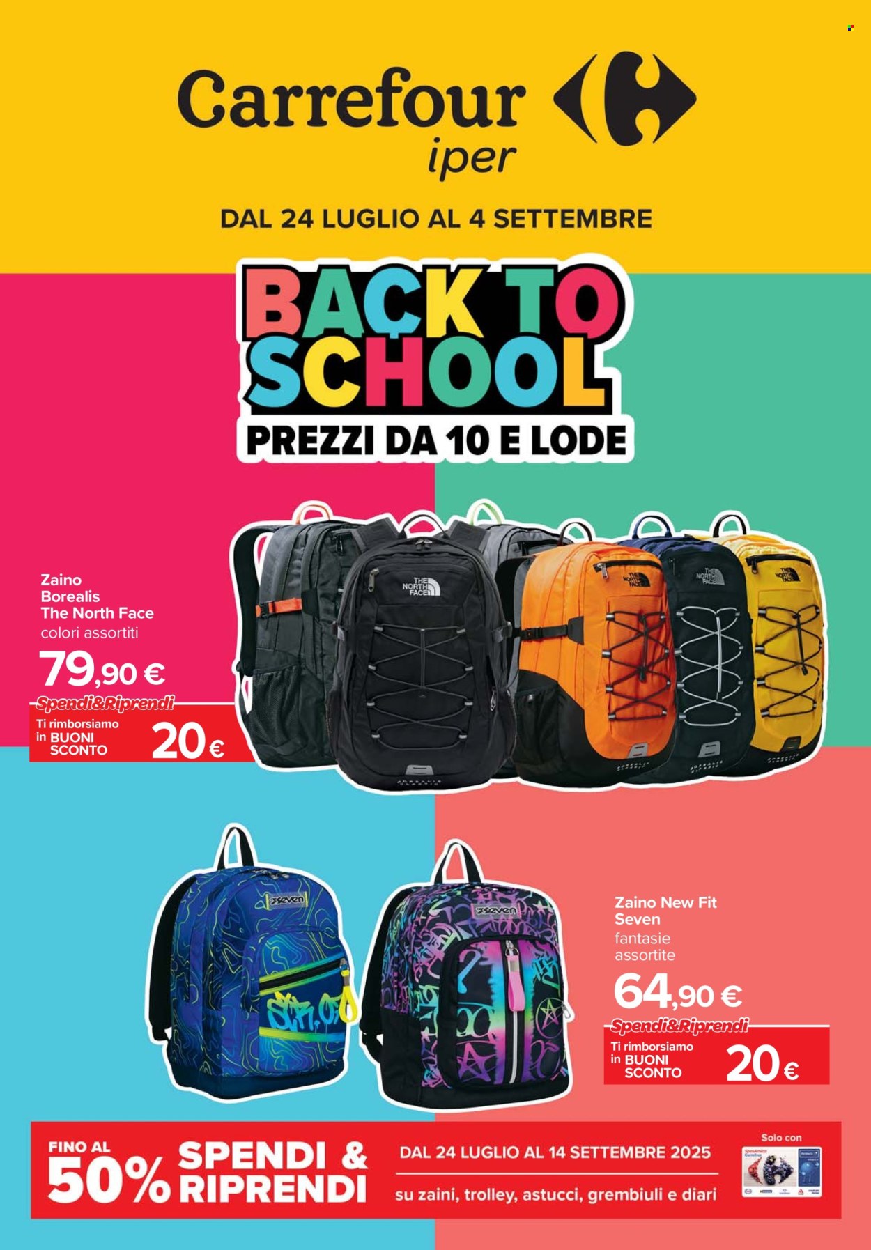 Volantino Carrefour - 24.7.2025 - 4.9.2025. Pagina 1