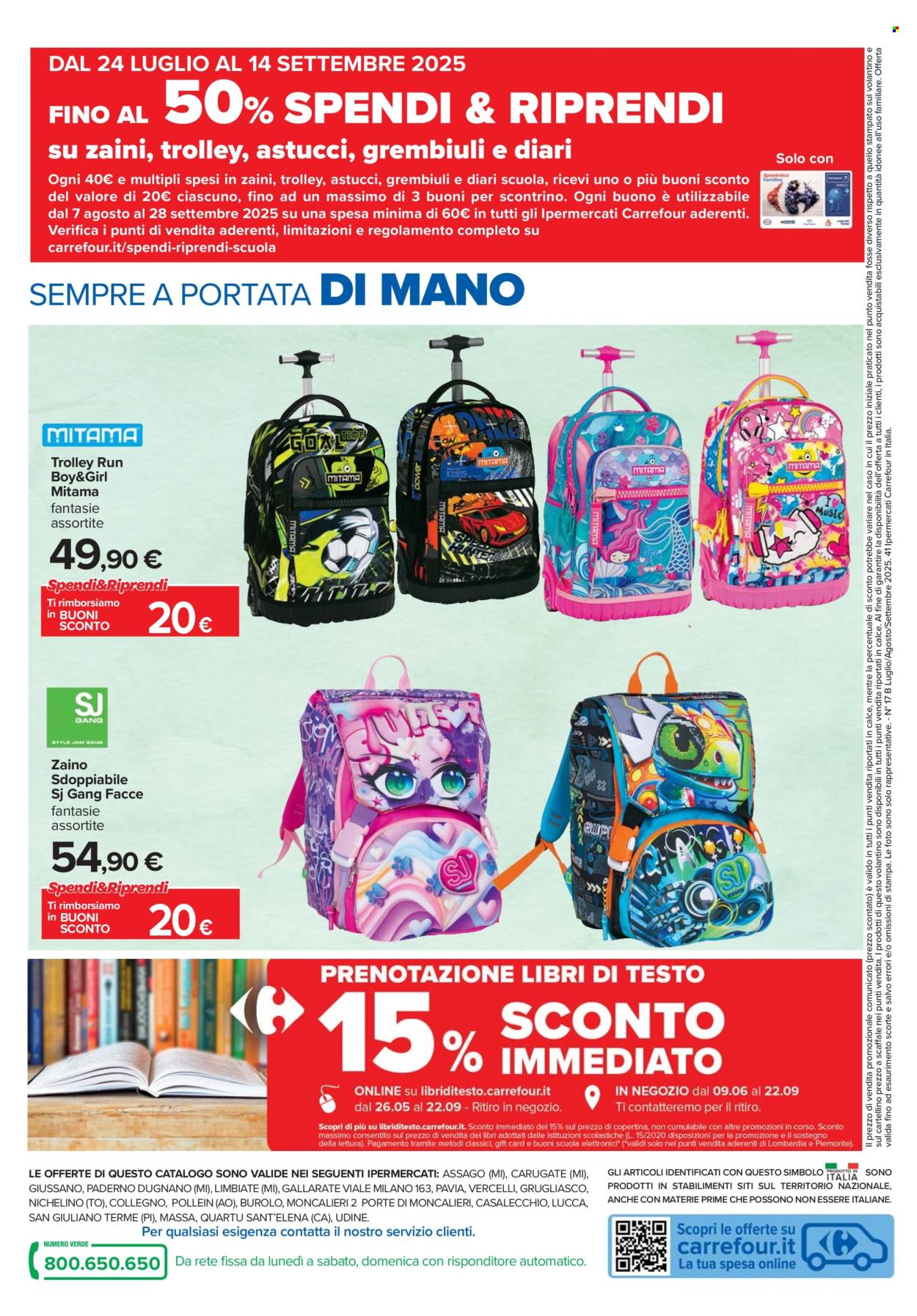 Volantino Carrefour - 24.7.2025 - 4.9.2025. Pagina 36