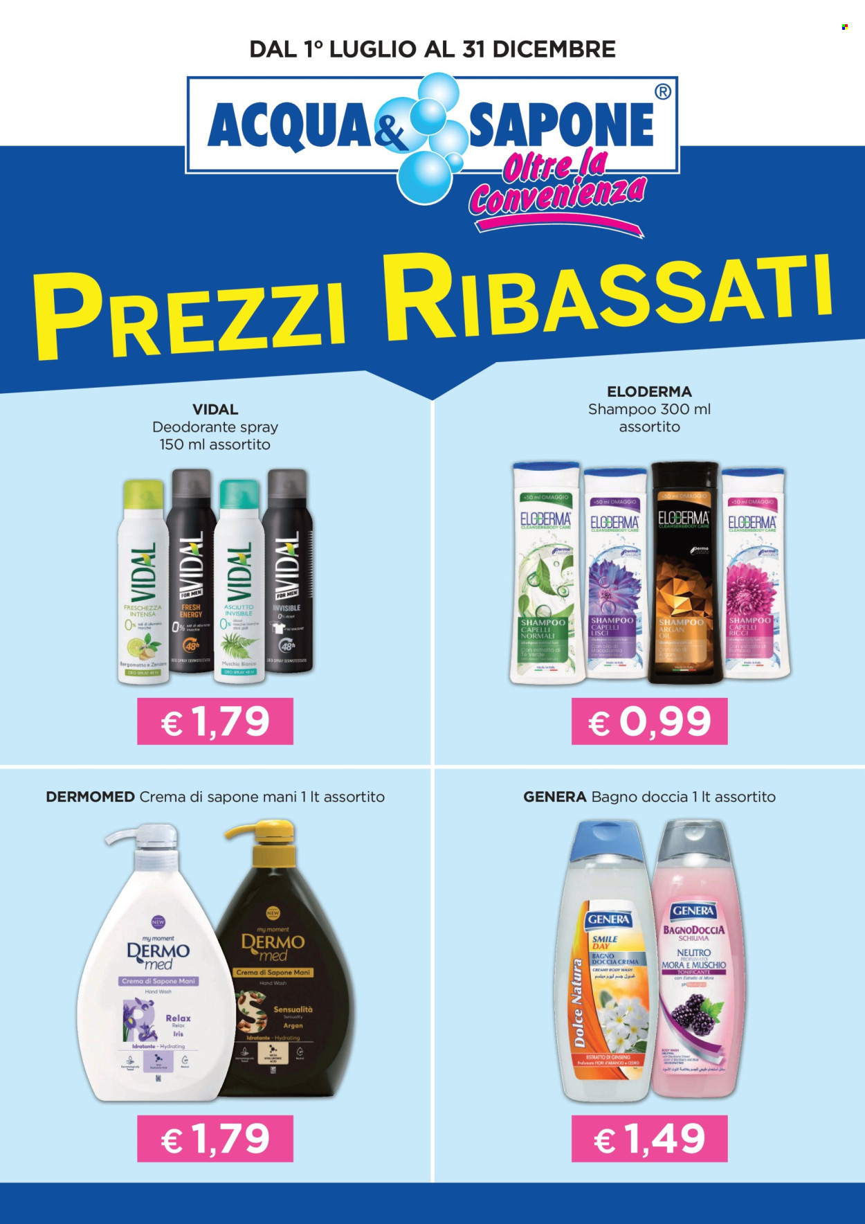 Volantino Acqua & Sapone - 1.7.2025 - 31.12.2025. Pagina 1