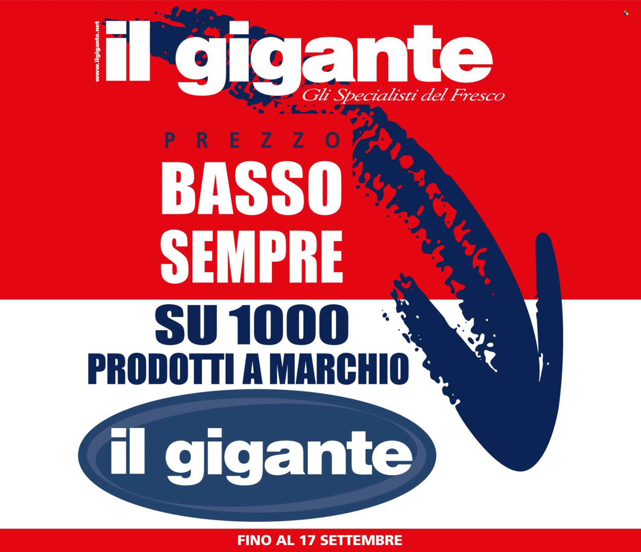 Volantino Il Gigante - 28.7.2025 - 17.9.2025. Pagina 1