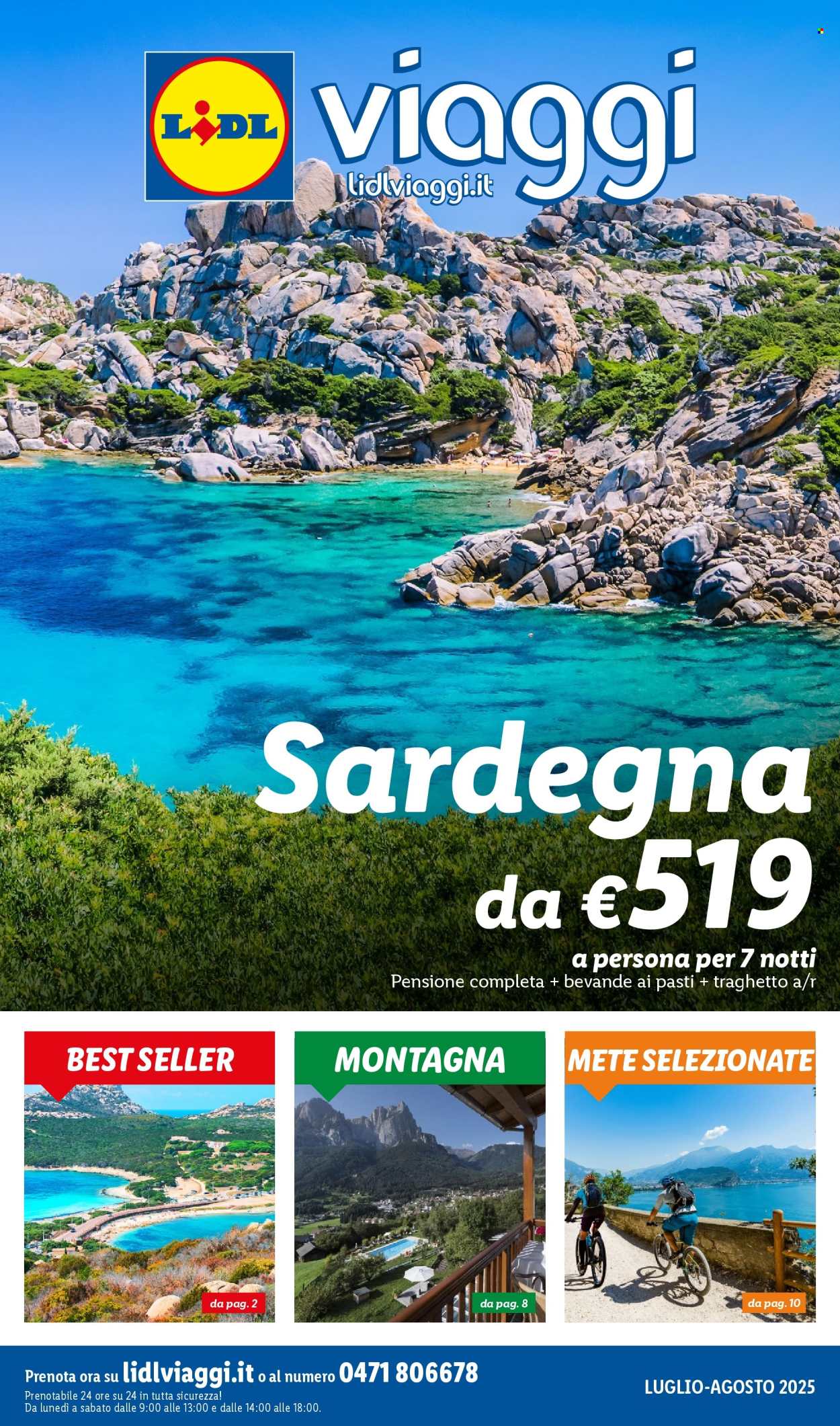 Volantino Lidl - 1.7.2025 - 31.8.2025. Pagina 1