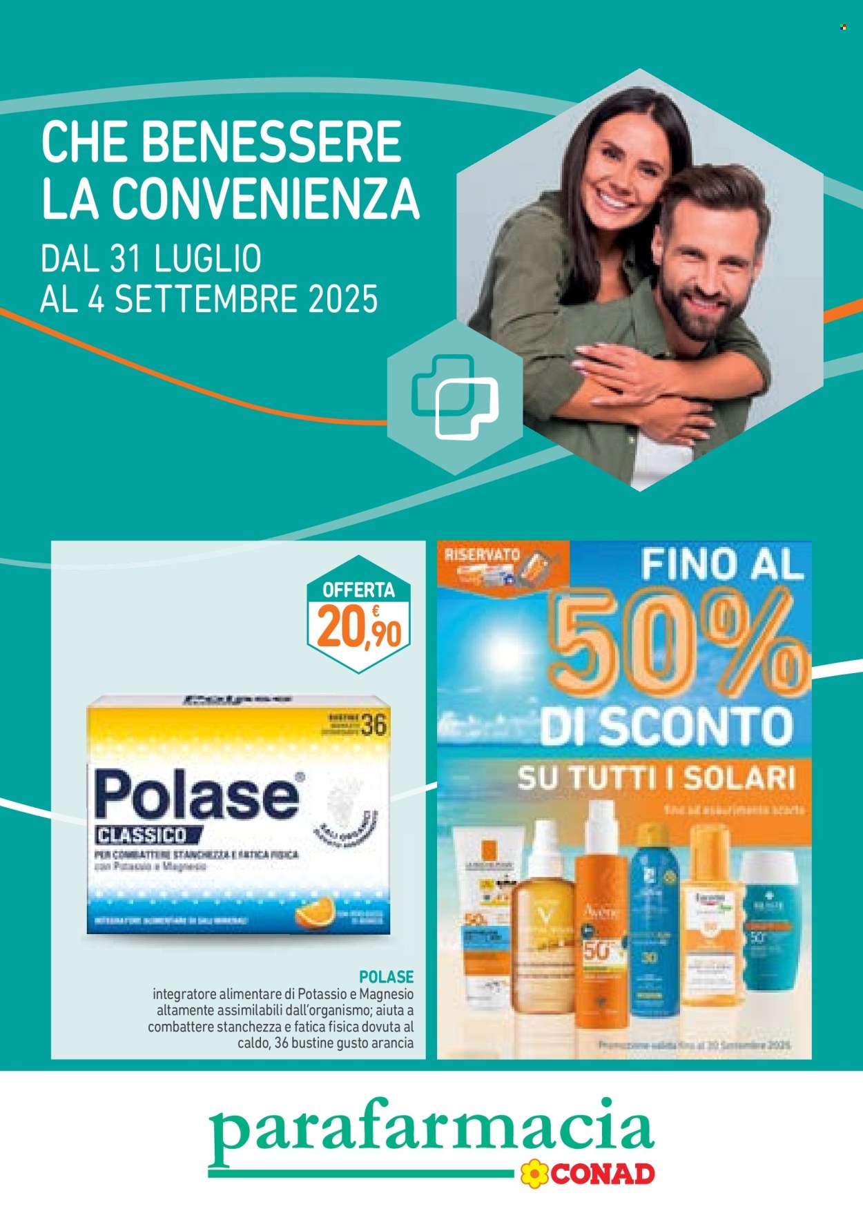 Volantino Conad - 31.7.2025 - 4.9.2025. Pagina 1