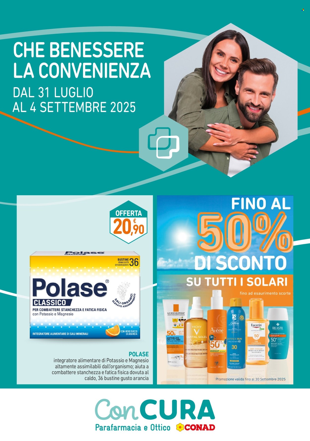 Volantino Spazio Conad - 31.7.2025 - 4.9.2025. Pagina 1